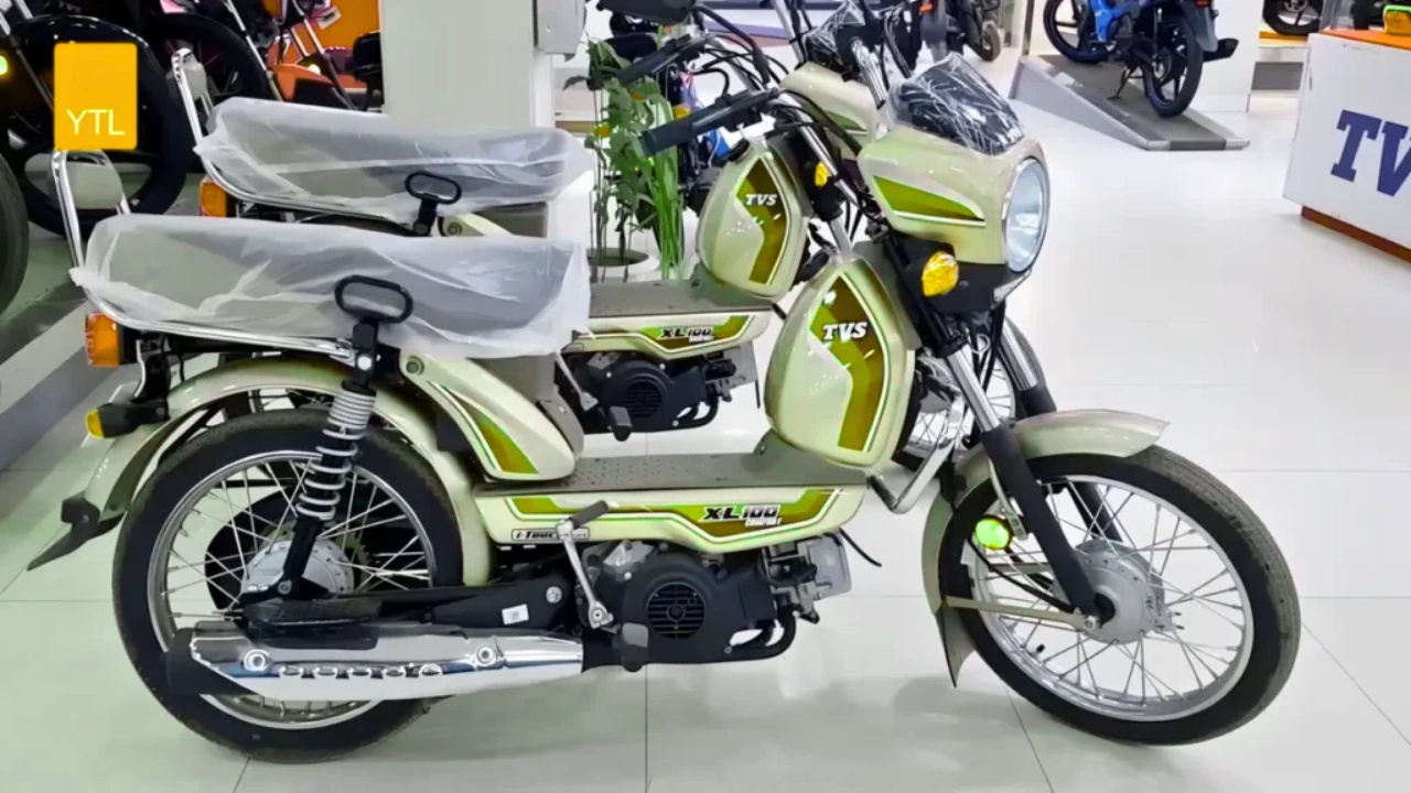 TVS XL 100 Sporty: Own It for Just ₹1,500 EMI! 85 kmpl Mileage & Synchronized Braking System