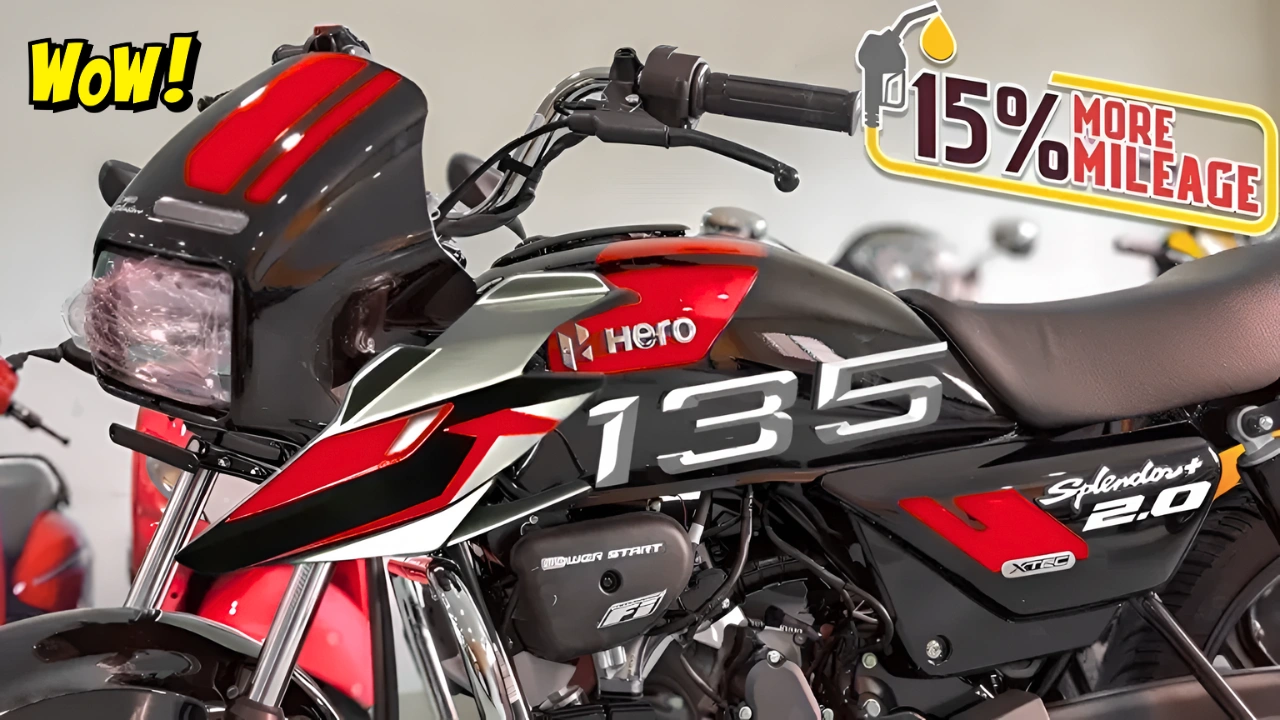 Hero Splendor 125 Launched: 90 KMPL Mileage, 800 KM Range & Just ₹2,500 EMI!